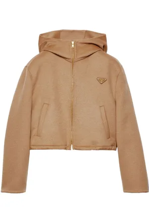 Prada Chaqueta tipo blusón con logo triangular
