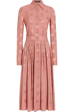 Dolce & Gabbana Vestido corto con monograma en jacquard