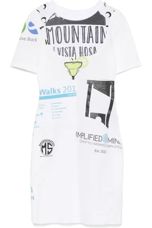 Marine Serre Vestido corto Graphic