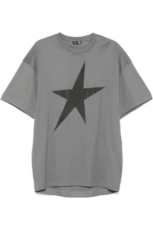 MUGLER Camiseta con estrella de terciopelo