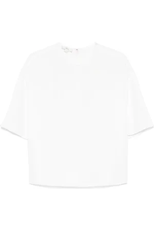 Vince Blusa con ribete de satén