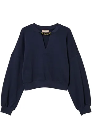 Twin-Set Sudadera con cadena Oval T