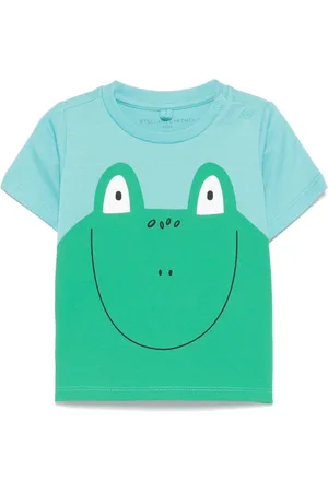 Stella McCartney Camiseta con rana estampada