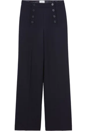 Claudie Pierlot Pantalones rectos con pinzas