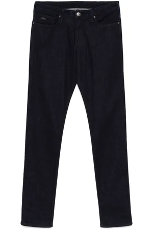 Emporio Armani Vaqueros slim con placa del logo