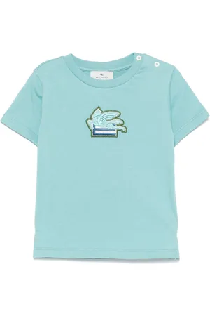 Etro Camiseta con bordado Pegaso