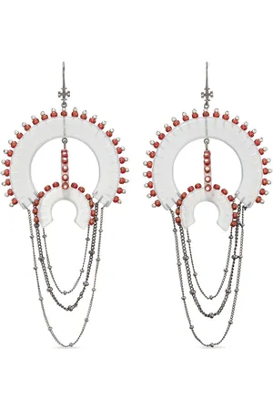 Tory Burch Pendientes con cuentas de resina