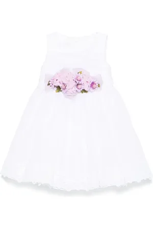 COLORICHIARI Vestido con detalle fruncido