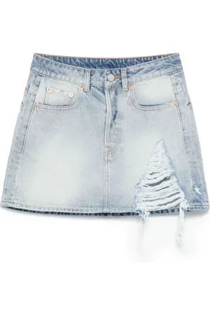 Vetements Falda corta vaquera