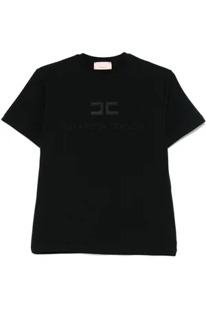 Elisabetta Franchi Camiseta con logo bordado