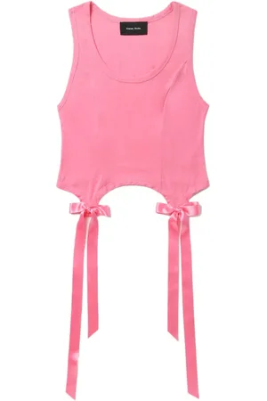Simone Rocha Top sin mangas Bow Tail Easy