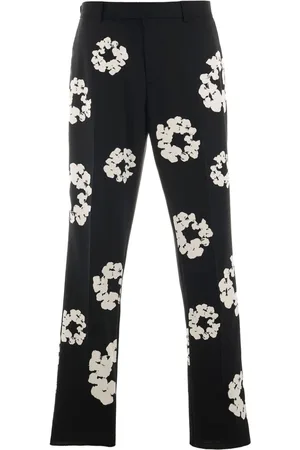 SAINT MXXXXXX Pantalones de vestir con estampado Wreath
