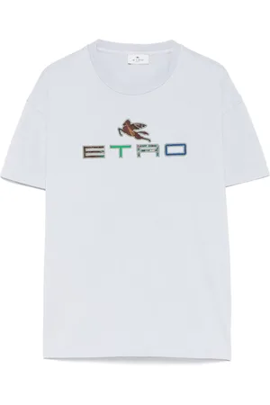 Etro Camiseta con logo bordado