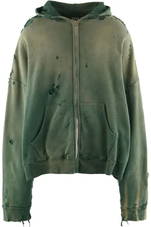 SAINT MXXXXXX Sudadera con efecto envejecido