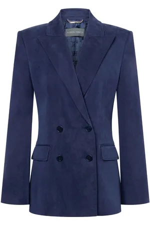 Alberta Ferretti Blazer con doble botonadura