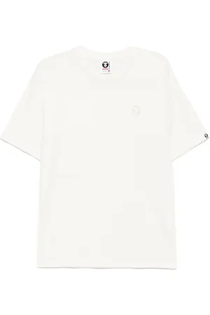 A Bathing Ape Camiseta con parche del logo