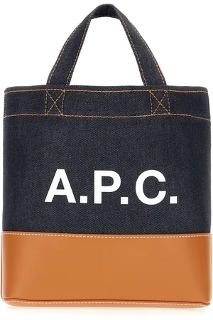 A.P.C. Bolso shopper con logo estampado