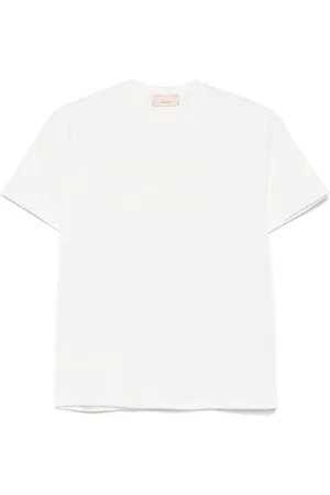 Elisabetta Franchi Camiseta con logo de strass