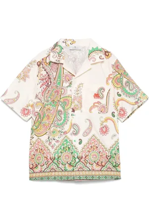 Etro Camisa con estampado de cachemira