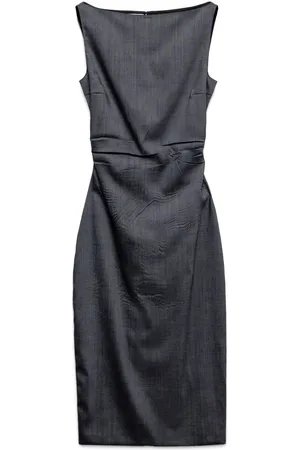Prada Vestido con detalle fruncido y diseño stretch