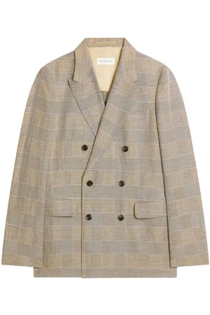 DRIES VAN NOTEN Blazer a cuadros