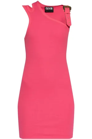 VERSACE Vestido corto con escote corazón