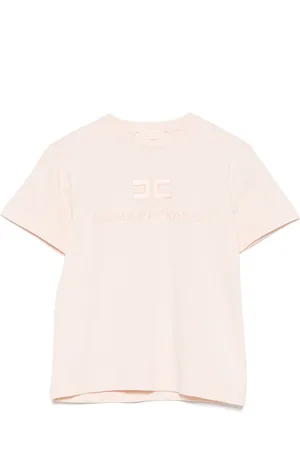 Elisabetta Franchi Camiseta con logo bordado