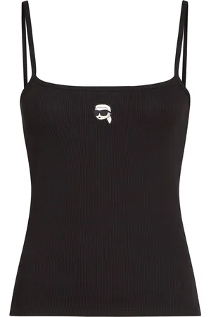 Karl Lagerfeld Top con parche del logo