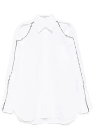 Stella McCartney Camisa con detalle de cadena