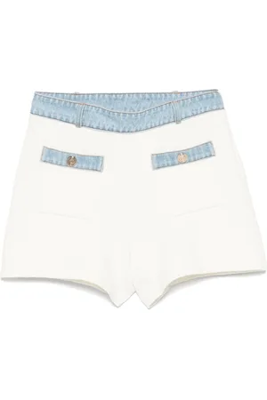 Maje Pantalones cortos con ribete vaquero