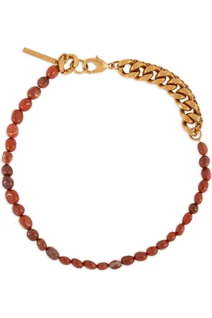 DRIES VAN NOTEN Collar de cadena con gemas