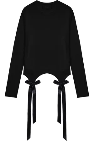 Simone Rocha Camiseta Bow Tail Easy