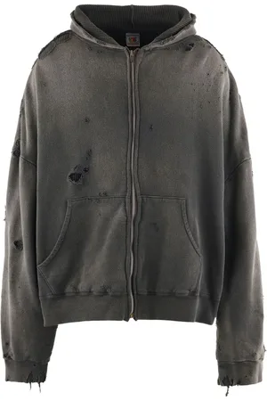 SAINT MXXXXXX Sudadera con efecto envejecido