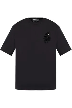 Dsquared2 Camiseta con detalle de cuentas
