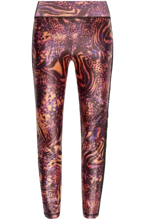 VERSACE Leggins con animal print