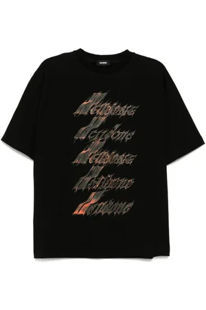 We11 Done Camiseta con logo estampado