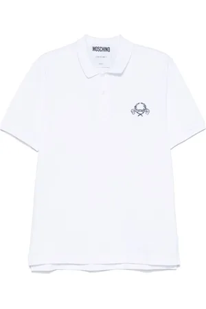 Moschino Polo con logo bordado