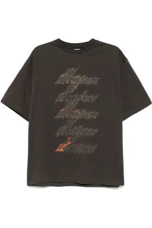 We11 Done Camiseta con logo estampado