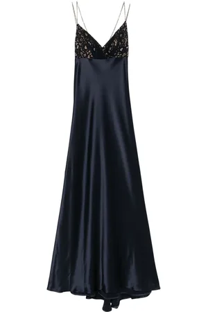 TALBOT RUNHOF Vestido de fiesta con detalle de encaje