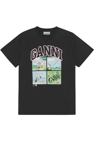 Ganni Camiseta estampada