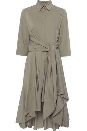 TALBOT RUNHOF Vestido midi asimétrico