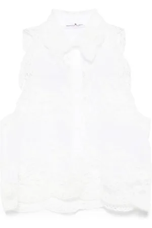 ERMANNO SCERVINO Top sin mangas con bordado floral
