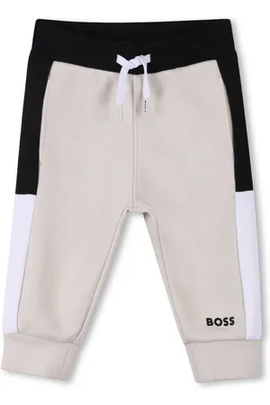 HUGO BOSS Pantalones de chándal con diseño colour block