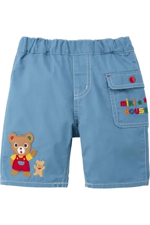 Miki House Pantalones con detalle de parche