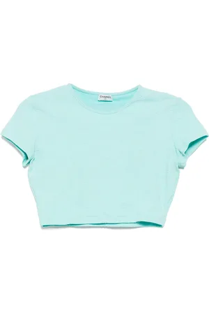 CHANEL Camisa CC Mark de manga corta 1990