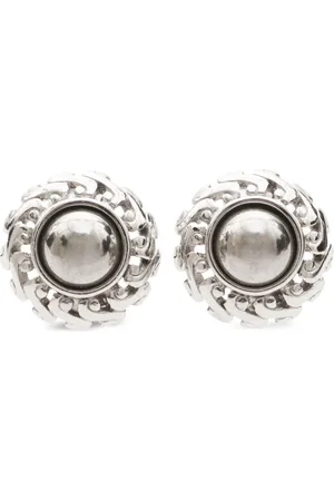 Givenchy Pendientes de clip con diseño de cúpula 2000