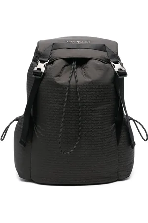Emporio Armani Mochila con logo estampado