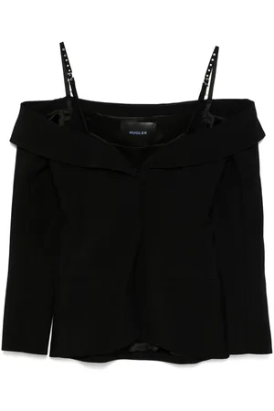 MUGLER Chaqueta con hombros descubiertos