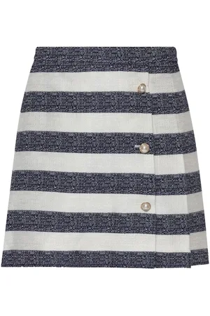 Kate Spade Falda corta a rayas