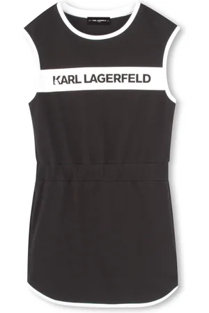 Karl Lagerfeld Vestido con logo estampado
